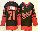 Men's Detroit Red Wings #71 Dylan Larkin Black 2025 Stadium Series Stitched Jersey,baseball caps,new era cap wholesale,wholesale hats